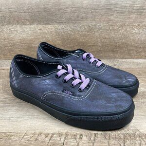 VANS Authentic Midnight Shift Black/Black Shoes Sneakers Mens 5 Womens 6.5 NEW